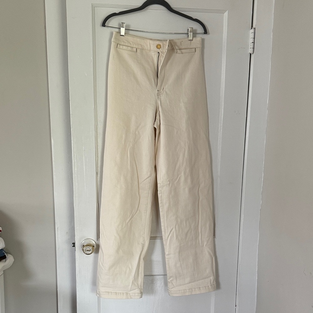 Madewell the tall emmett wide leg jean in vintage canvas